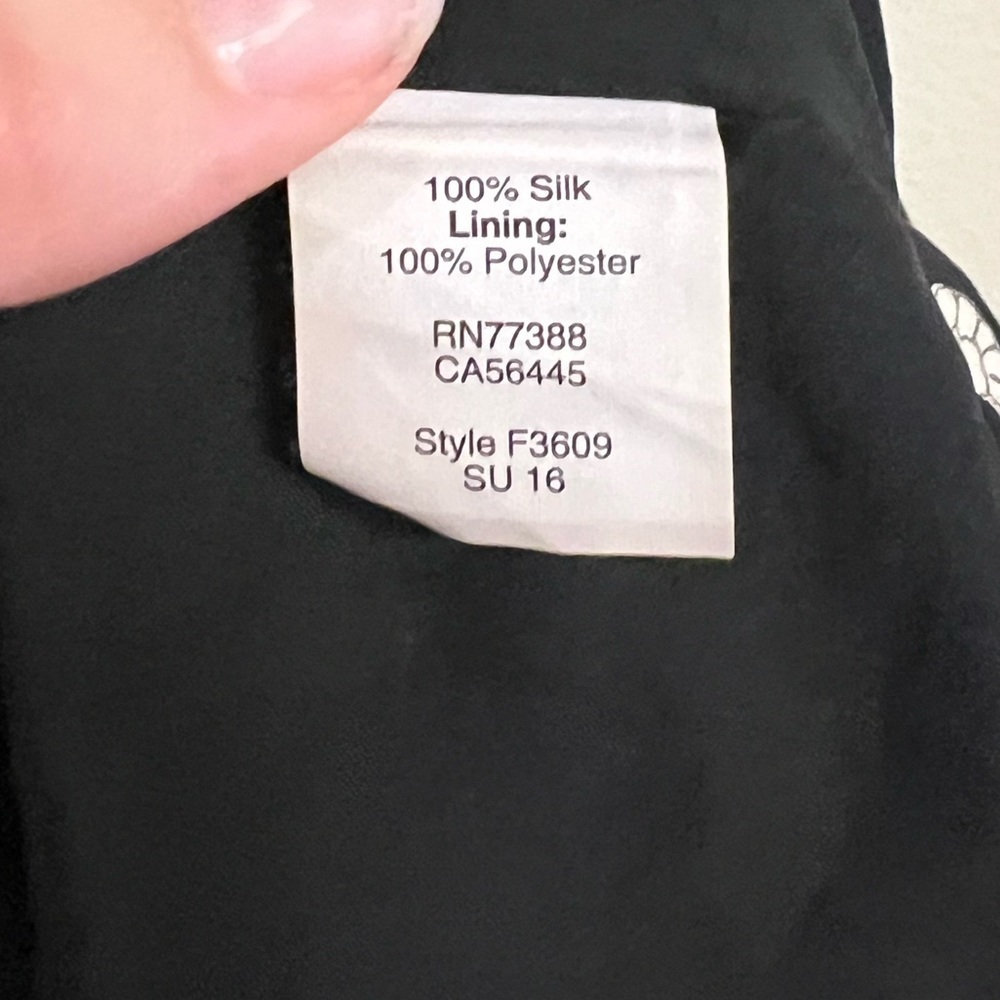 Madewell Black and White Printed Mini Dress - Picture 8 of 9